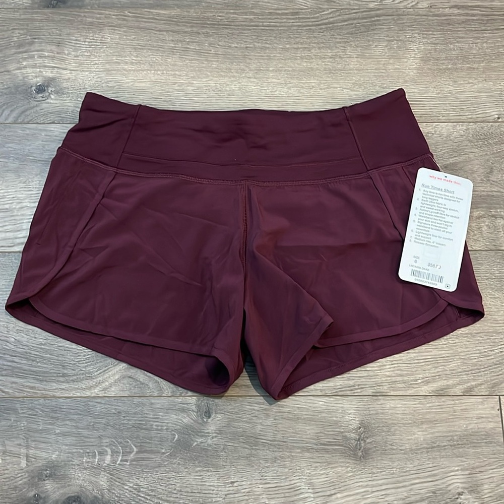 Lululemon Run Times Short 4”
